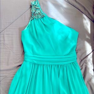 Badgley Mischka for Cache- Chiffon maxi dress